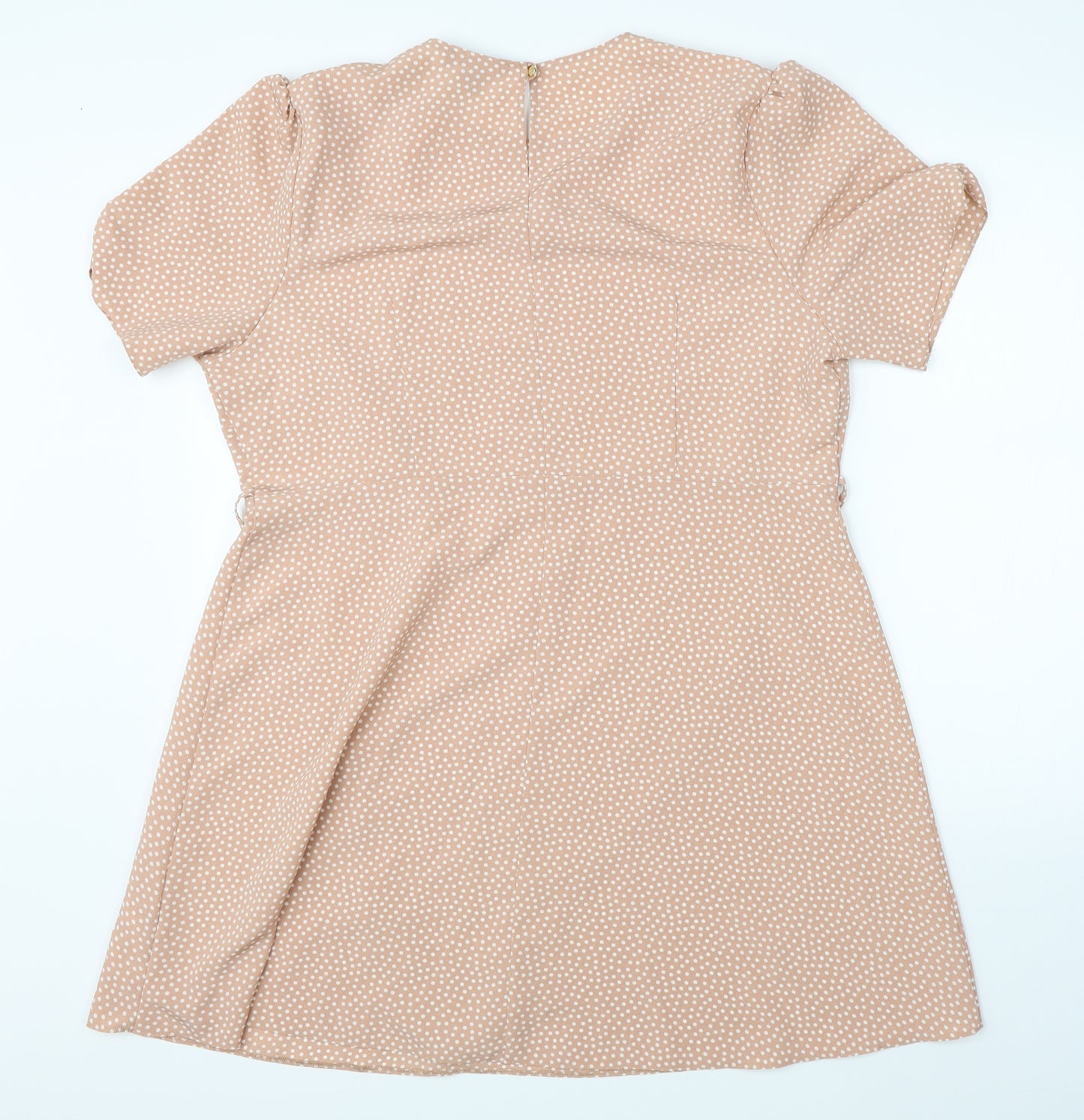 Primark Womens Pink Polka Dot  A-Line  Size 18