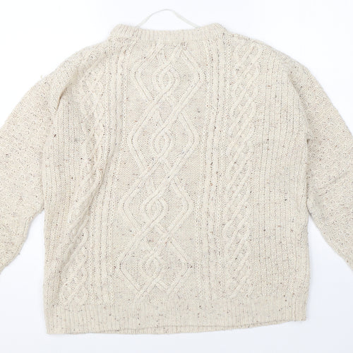 Atmosphere Womens Beige  Knit Pullover Jumper Size 8