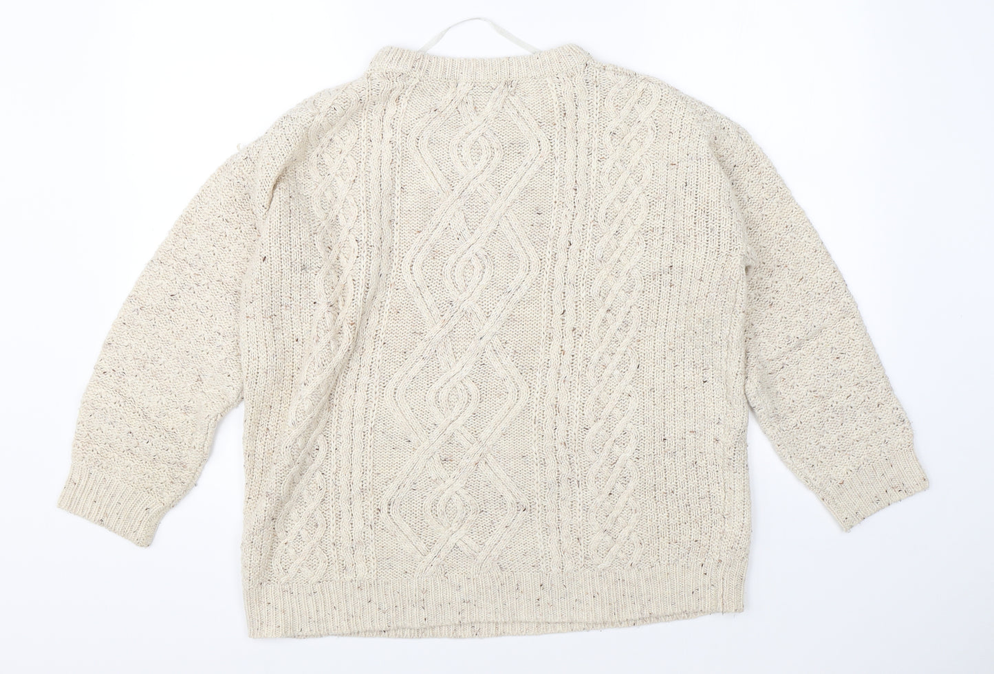 Atmosphere Womens Beige  Knit Pullover Jumper Size 8