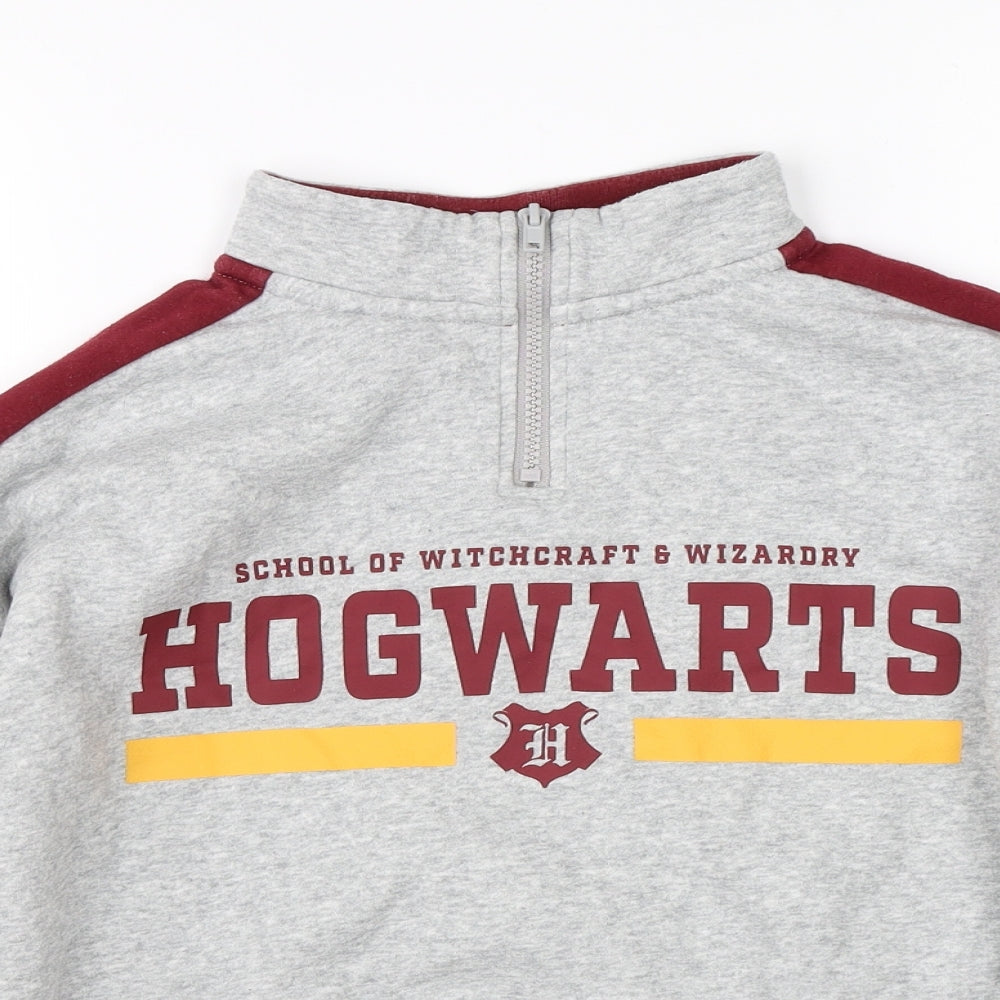 H&M Girls Grey   Shrug Sweatshirt Size 13-14 Years  - harry potter