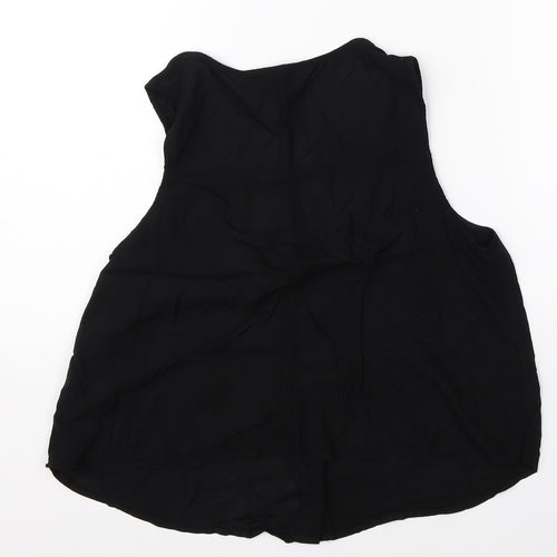 FOREVER 21 Womens Black   Basic Blouse Size S