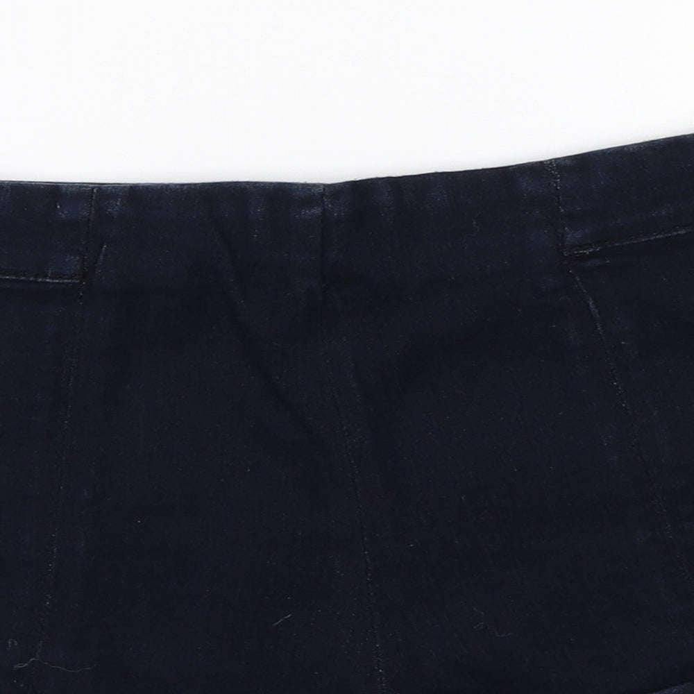 FOREVER 21 Womens Blue  Denim Hot Pants Shorts Size 24 in