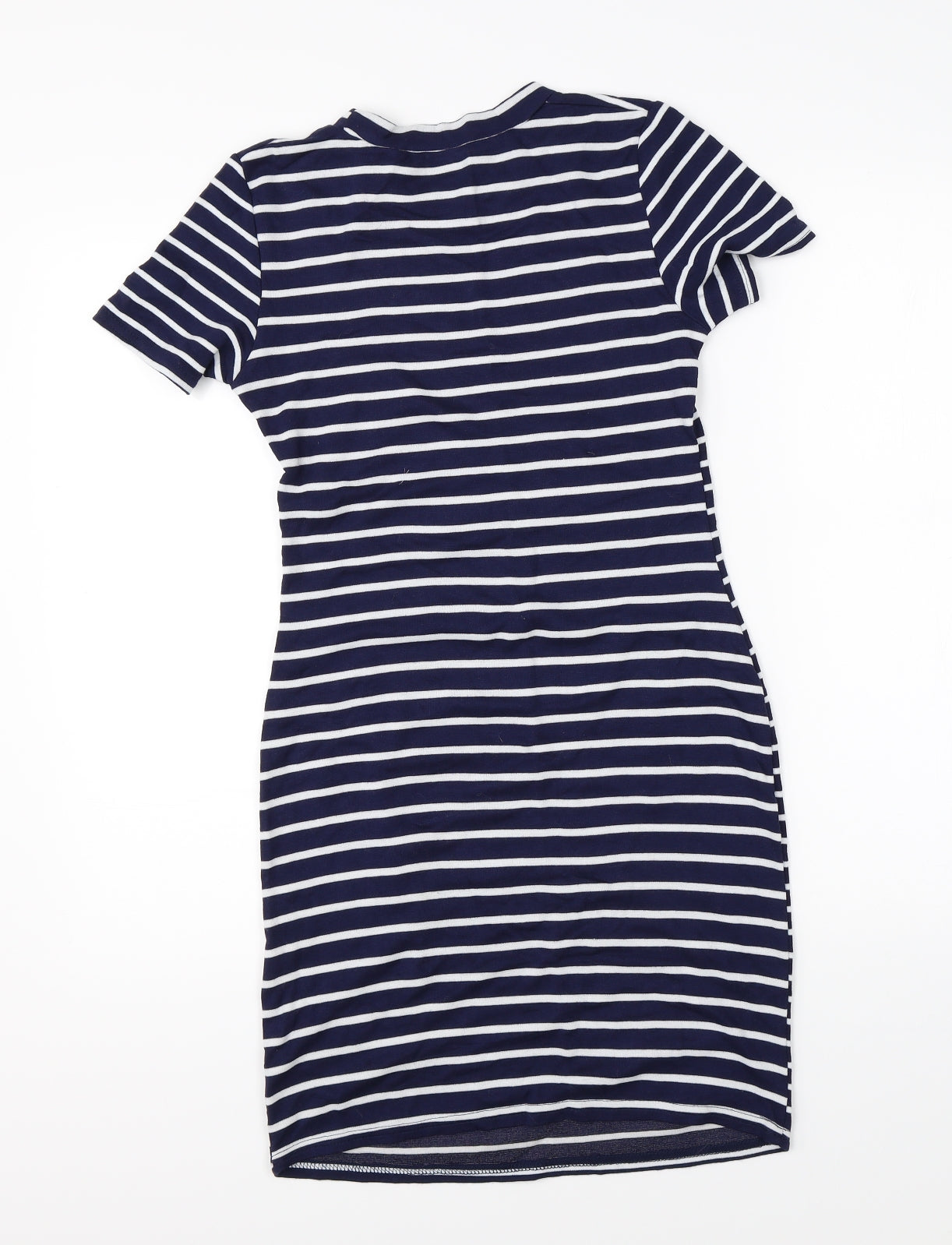 Select Womens Blue Striped  Pencil Dress  Size 6
