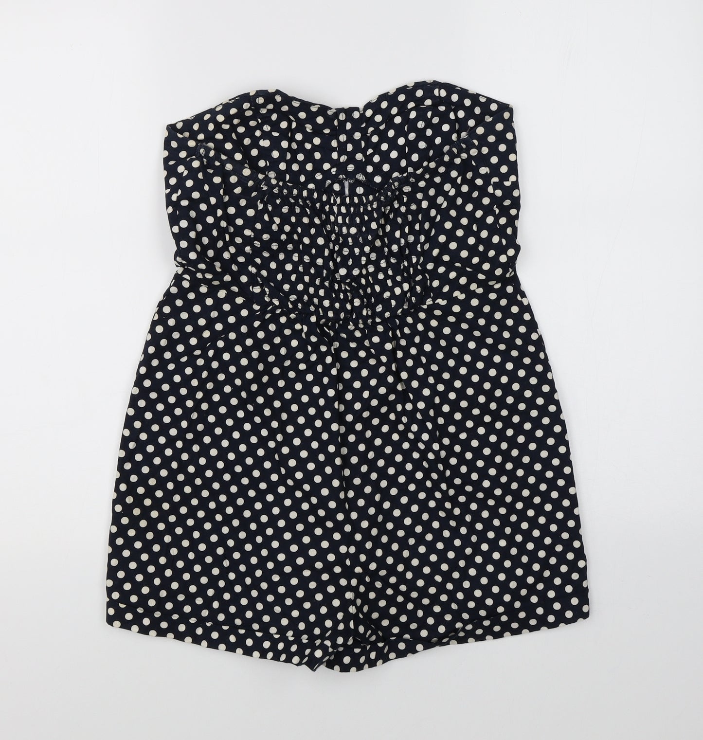 Pins & Needle Womens Blue Polka Dot  Playsuit One-Piece Size S