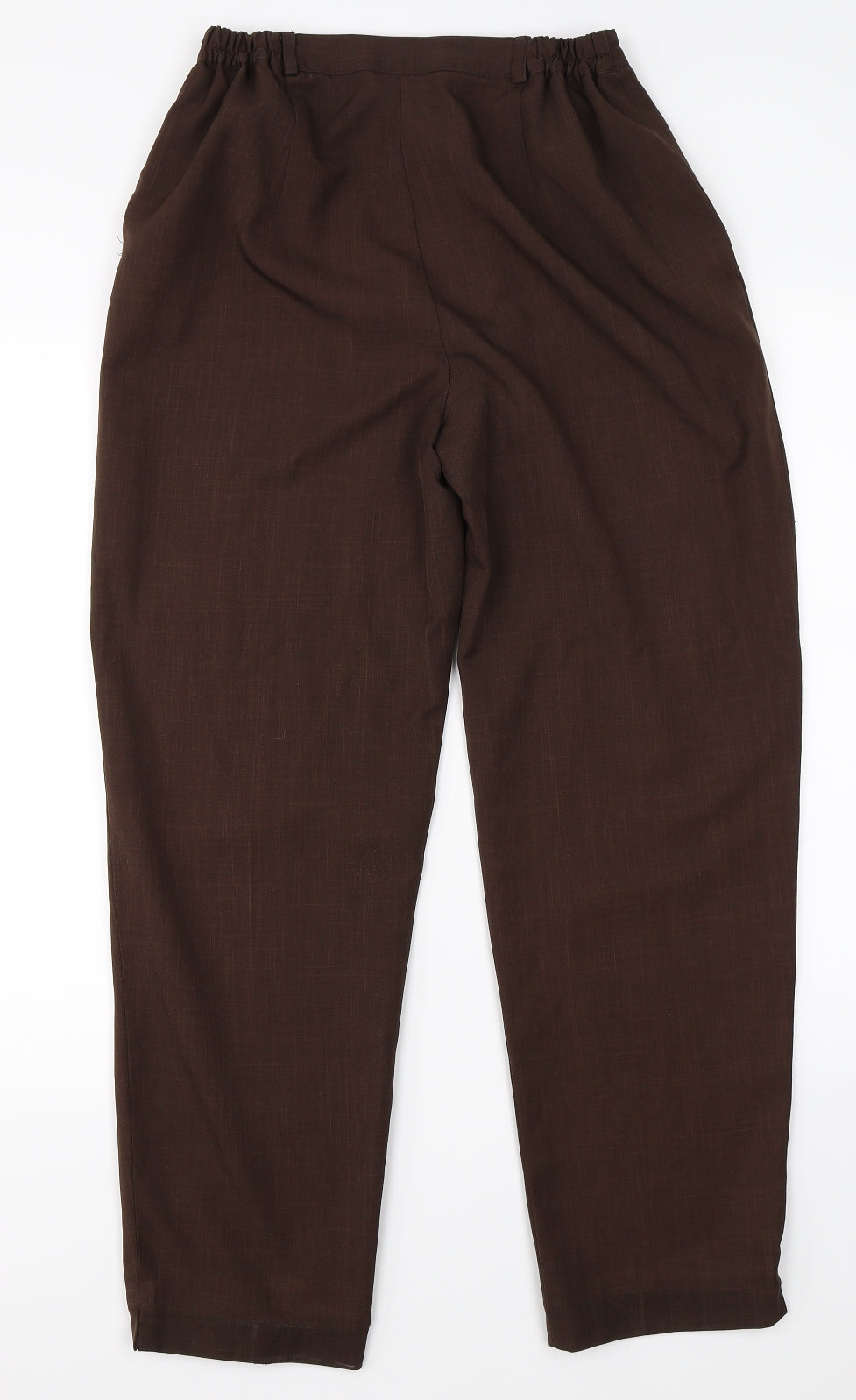 Bonmarché Womens Brown   Trousers  Size 12 L28 in