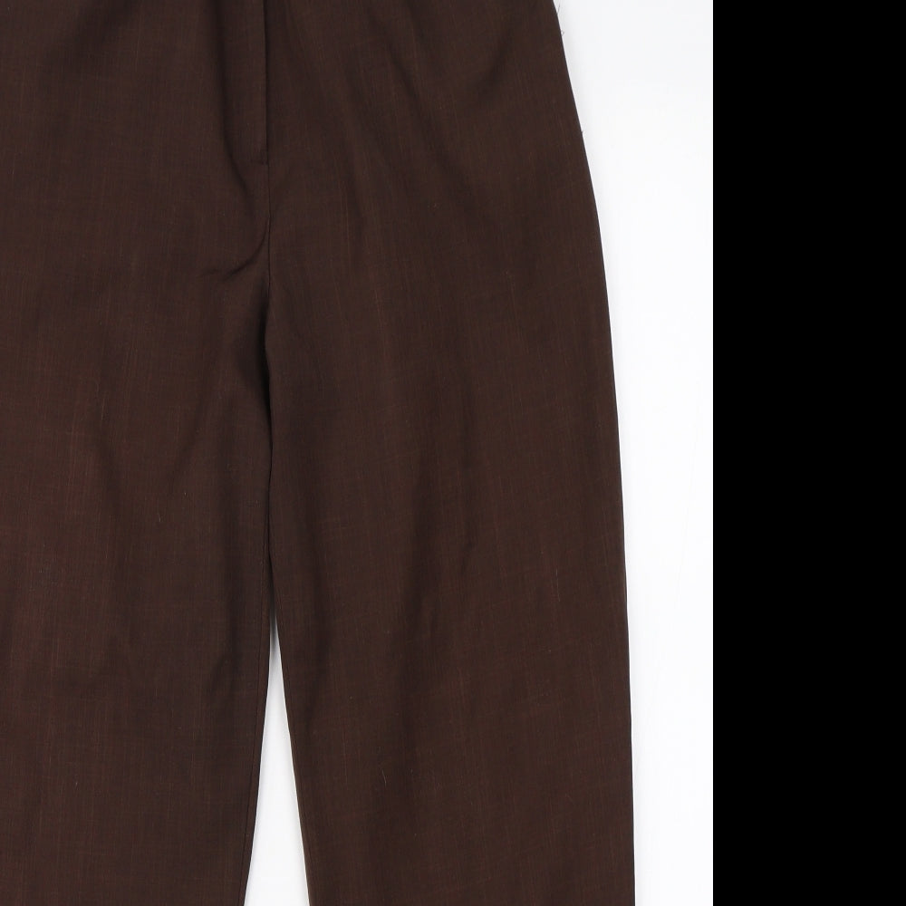 Bonmarché Womens Brown   Trousers  Size 12 L28 in