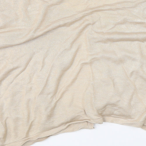 BM Collection Womens Beige   Cardigan Jumper Size 8