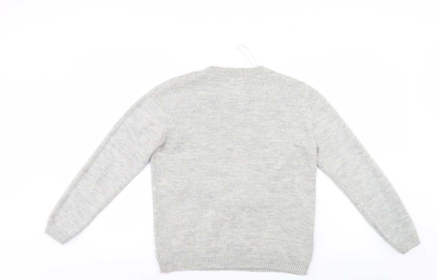 George Womens Grey   Henley Jumper Size 12  - Christmas jumper