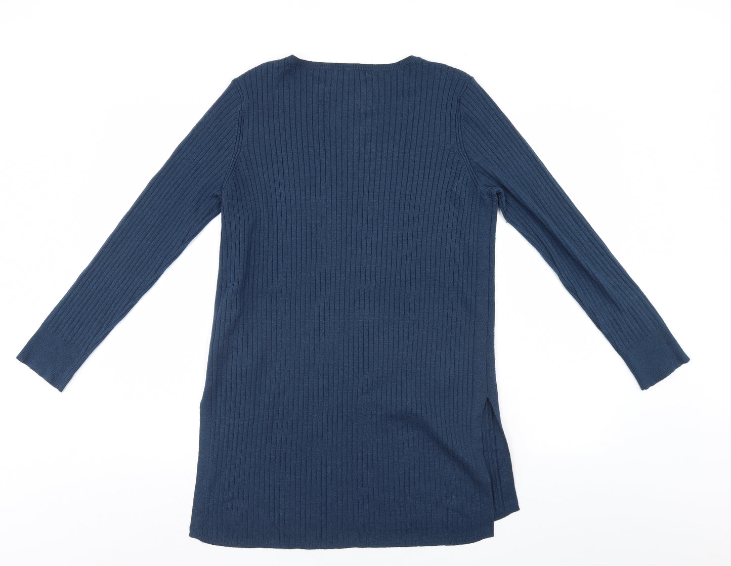 Nre Look Womens Blue Striped  Jumper Dress  Size 14