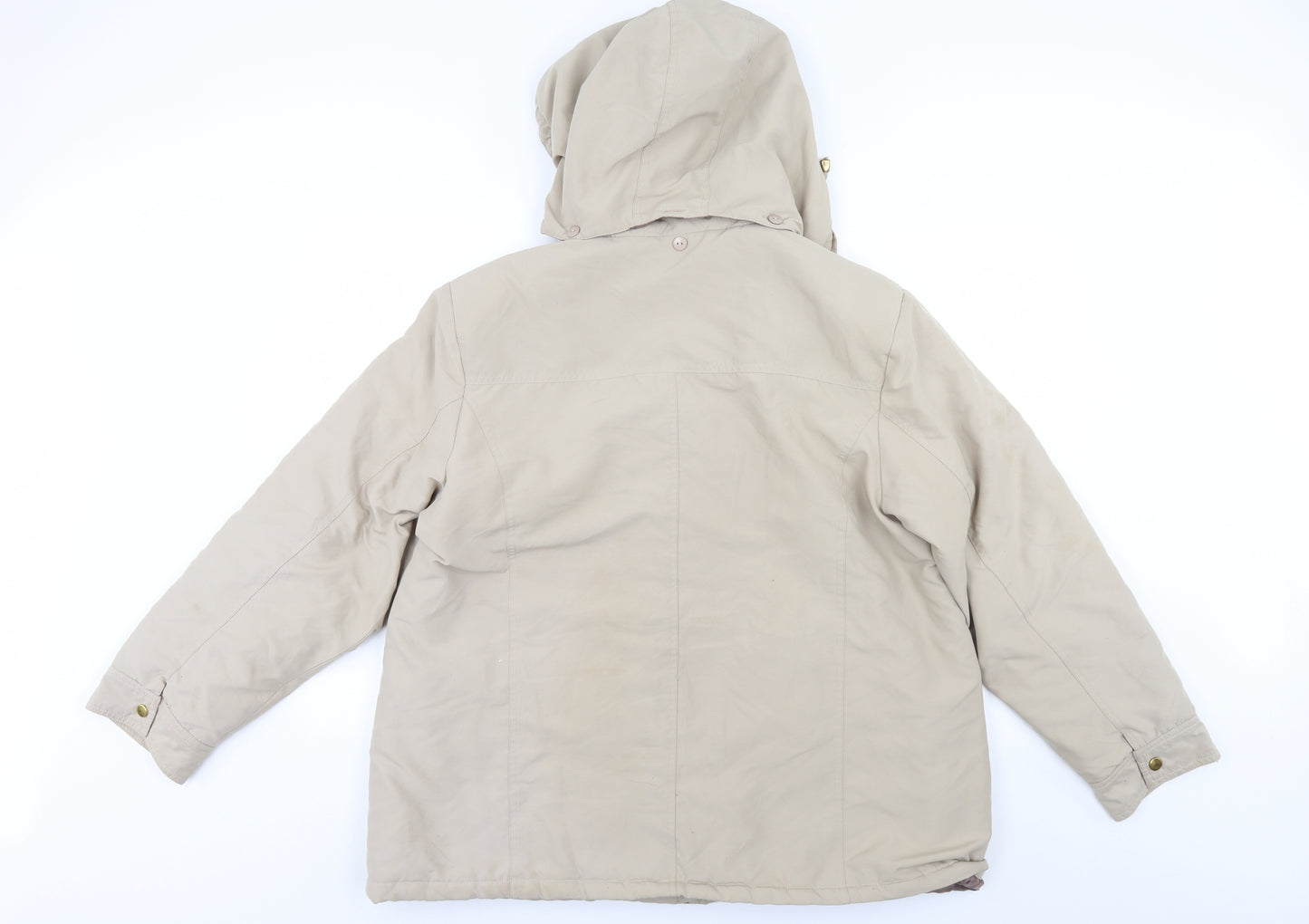 Finesse Womens Ivory   Anorak Coat Size 20