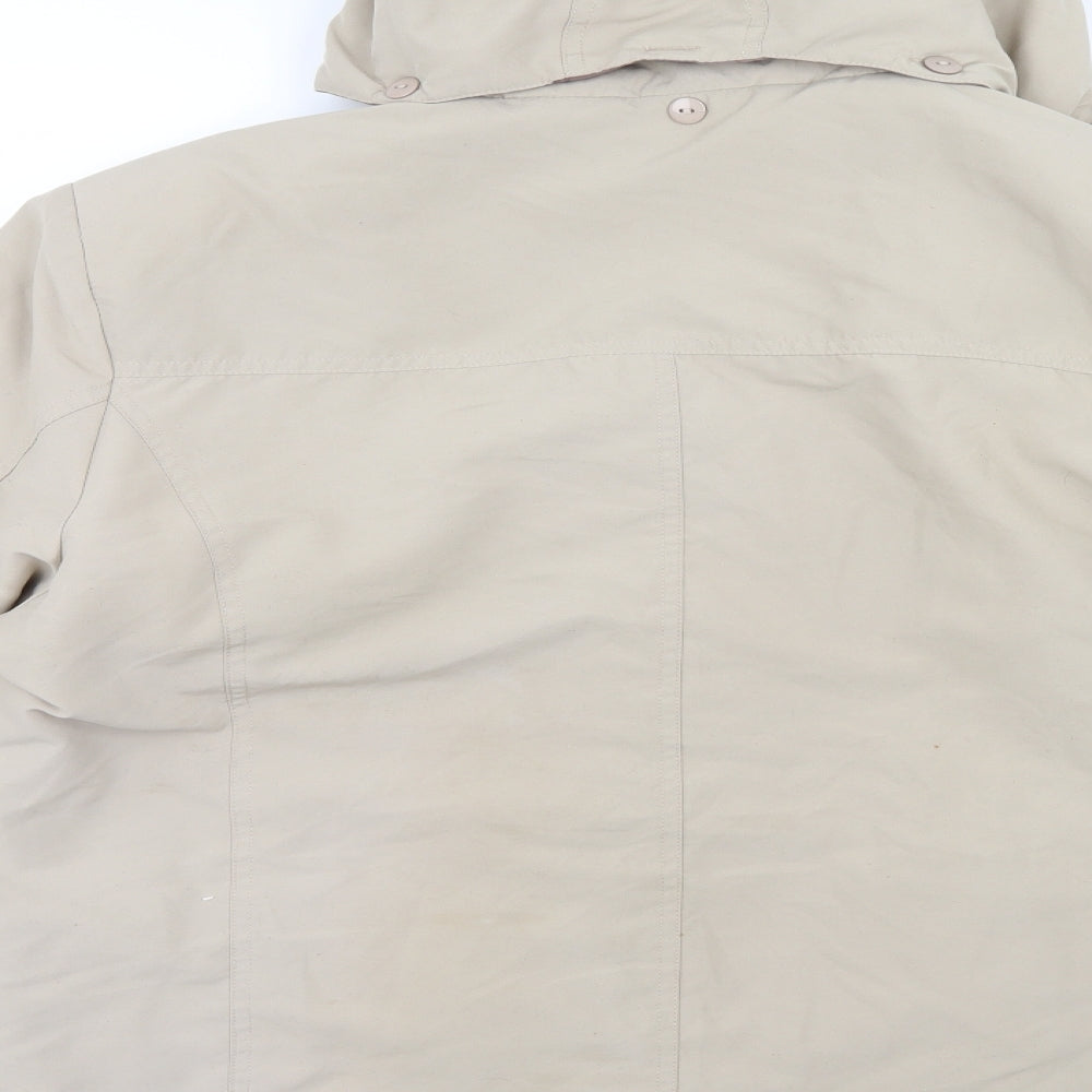 Finesse Womens Ivory   Anorak Coat Size 20
