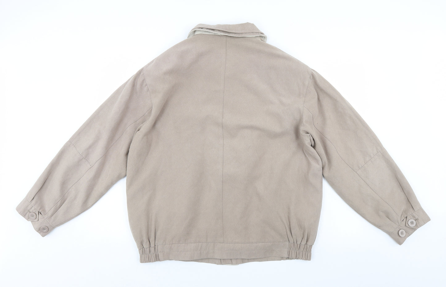 JBC Mens Beige   Jacket  Size S  - faux suade look