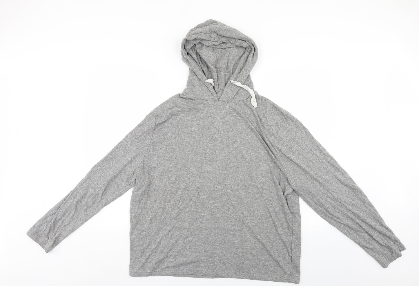 Lounge Womens Grey   Pullover Hoodie Size 2XL