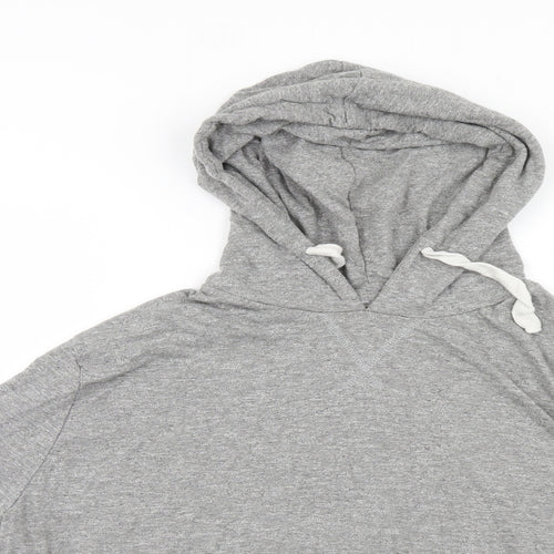 Lounge Womens Grey   Pullover Hoodie Size 2XL