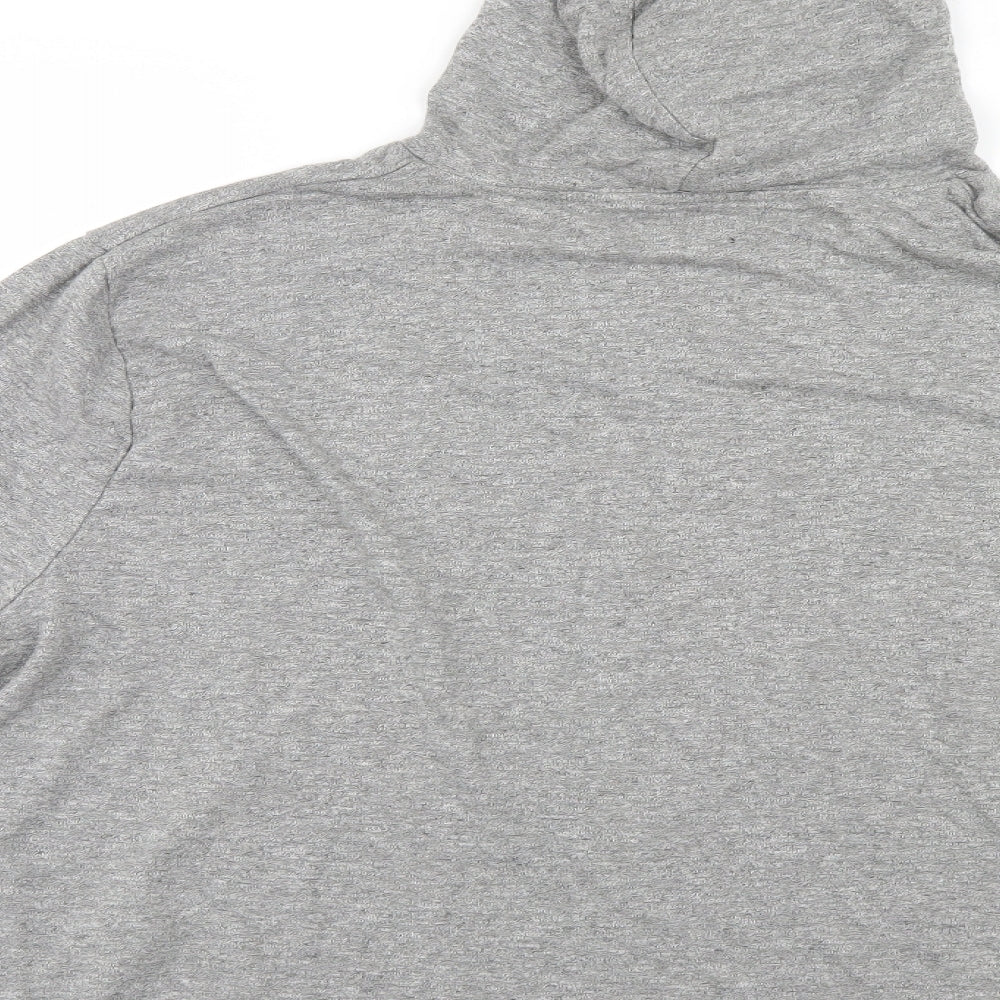 Lounge Womens Grey   Pullover Hoodie Size 2XL