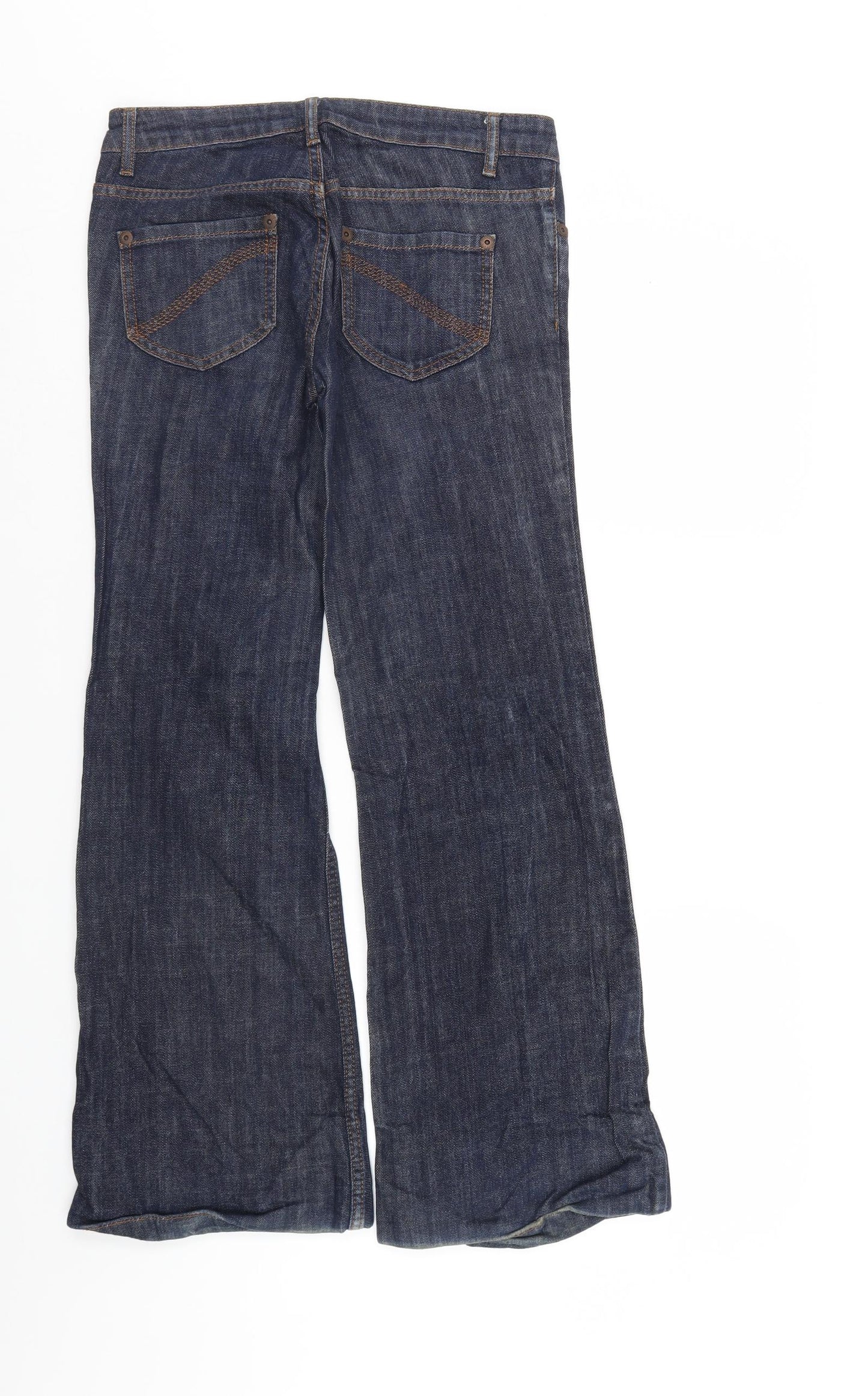 Morgan Womens Blue  Denim Bootcut Jeans Size 12 L29 in