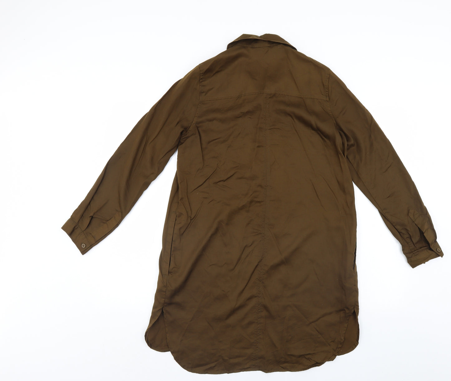 French Connection Womens Brown   Shirt Dress  Size 10