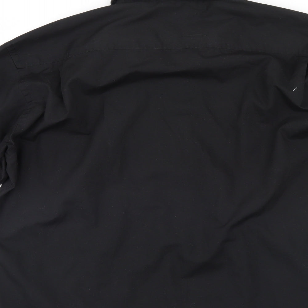 Burton Mens Black    Dress Shirt Size 17