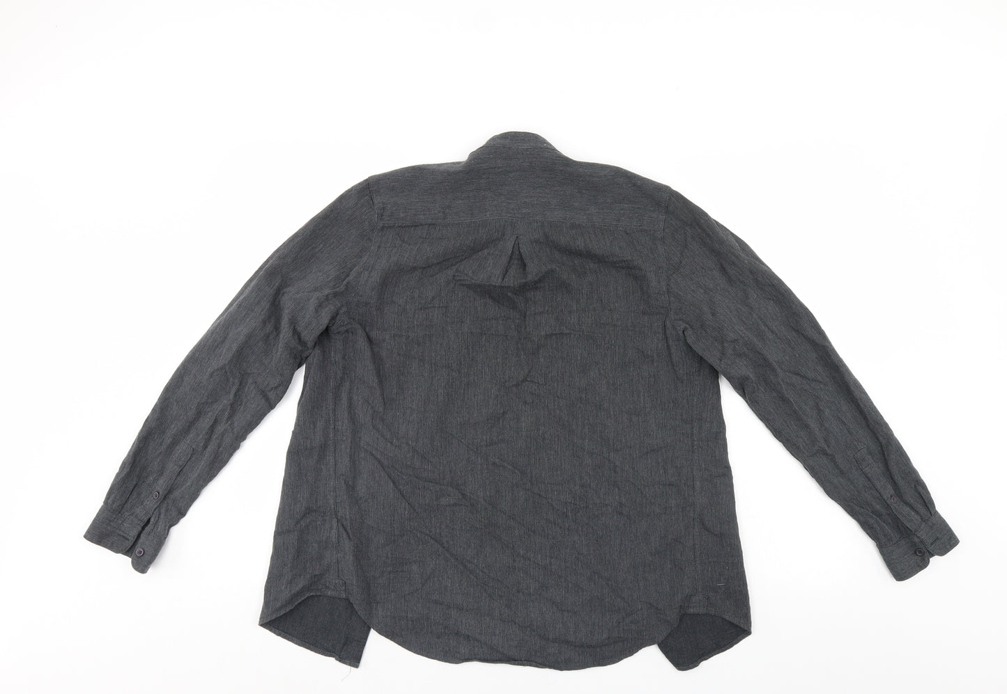 River Island Mens Grey    Button-Up Size S