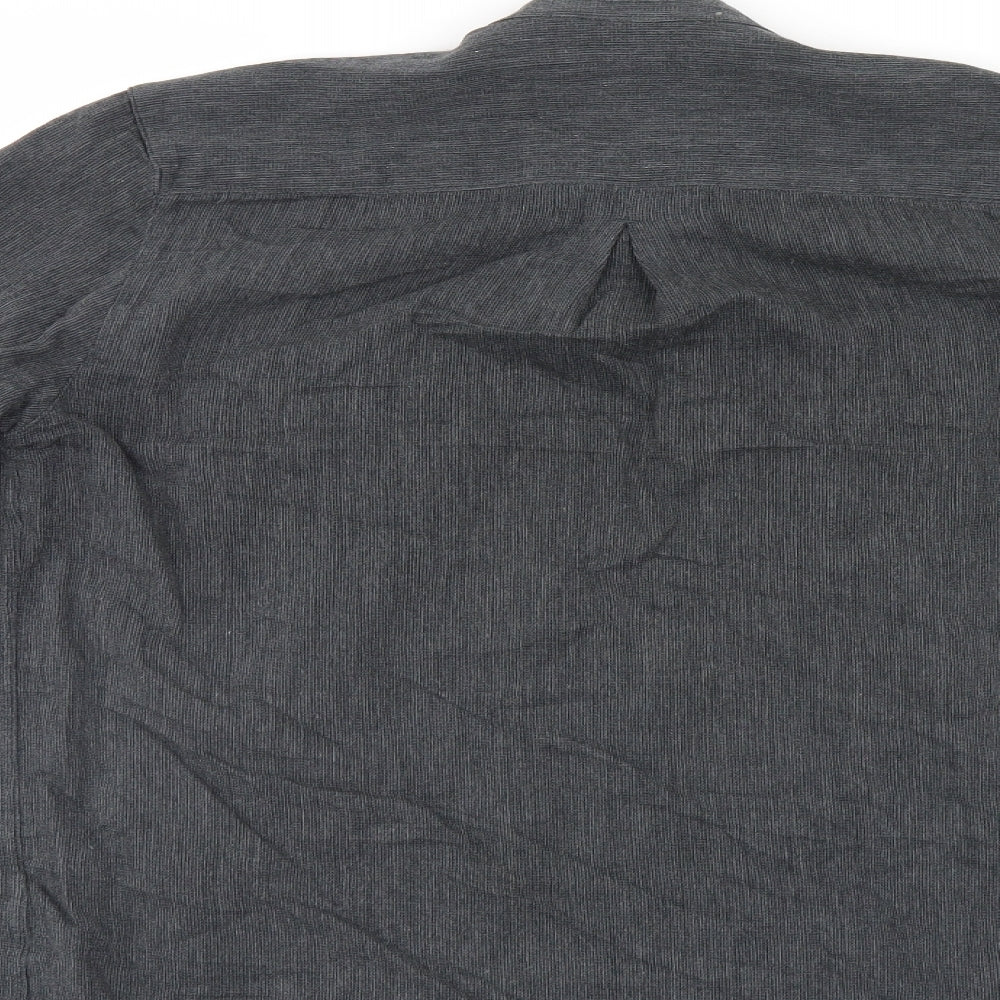 River Island Mens Grey    Button-Up Size S