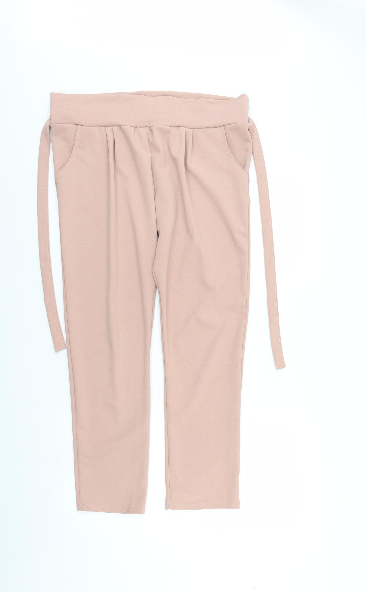 Prague Womens Pink   Trousers  Size 14 L27 in