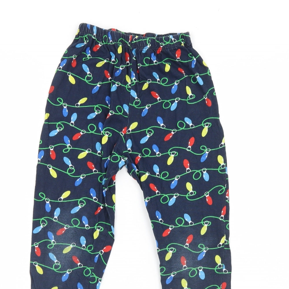 Preworn Girls Multicoloured    Pyjama Pants Size 8-9 Years