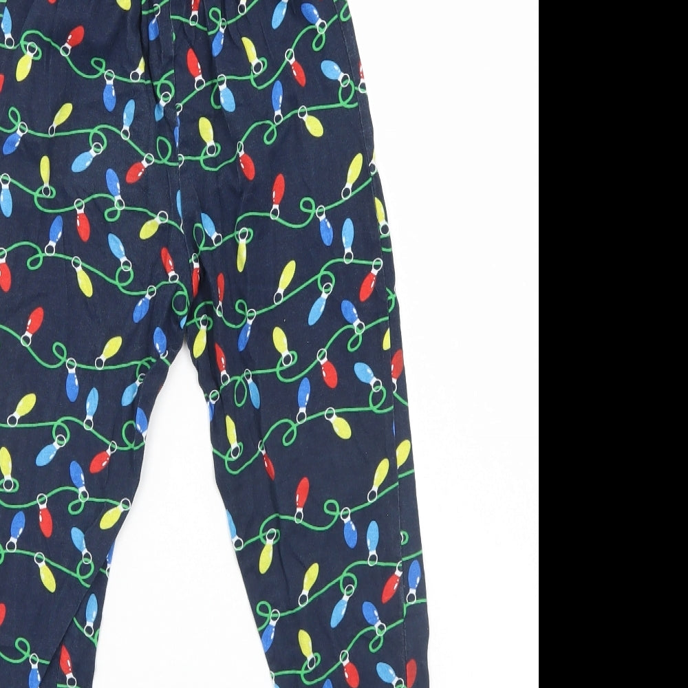 Preworn Girls Multicoloured    Pyjama Pants Size 8-9 Years