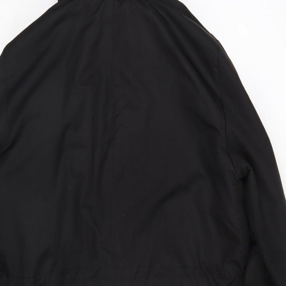 Peacocks Womens Black   Anorak Coat Size 12