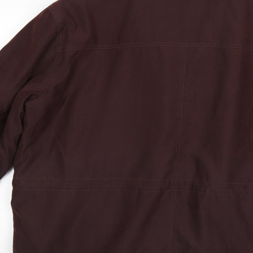 Cabano Mens Purple   Anorak Coat