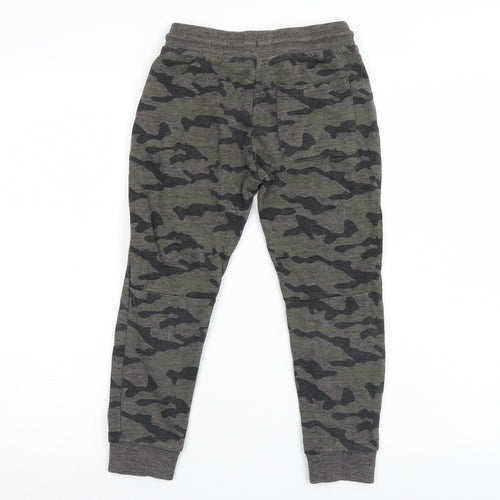 F&F Boys Multicoloured Camouflage  Jogger Trousers Size 7-8 Years
