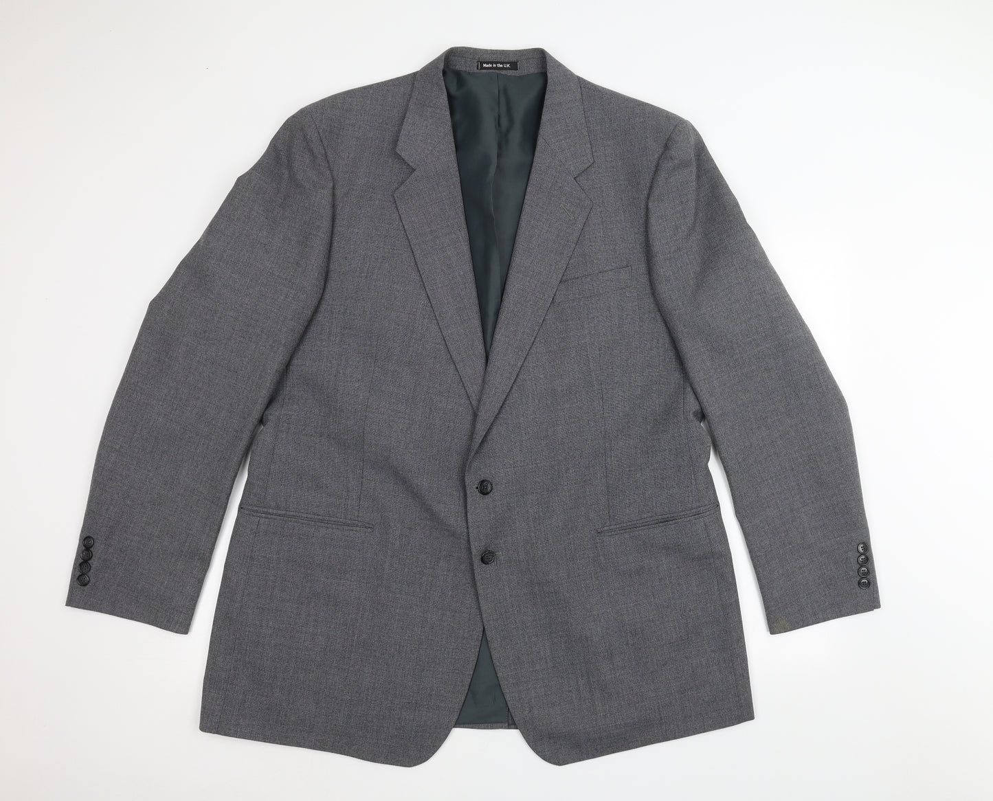 Preworn Mens Grey   Jacket Suit Jacket Size 46