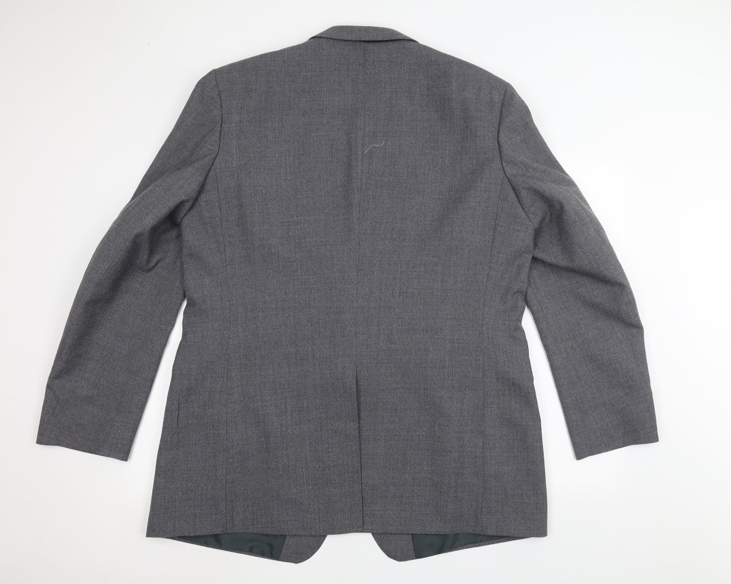 Preworn Mens Grey   Jacket Suit Jacket Size 46