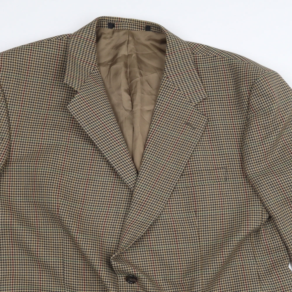 Preworn Mens Brown   Jacket Suit Jacket Size 46