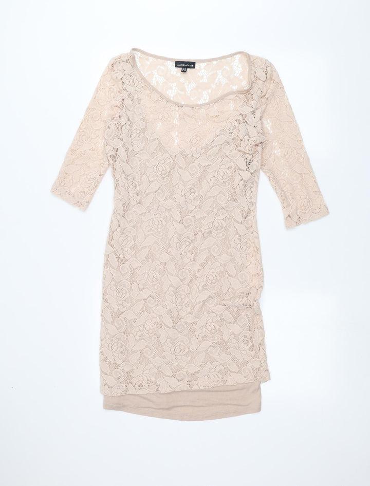 Warehouse Womens Pink   A-Line  Size 12