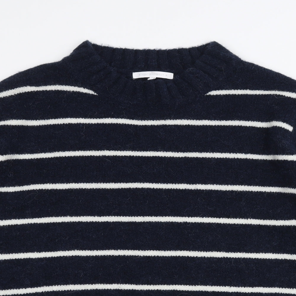 NEXT Womens Blue Striped  Pullover Jumper Size L