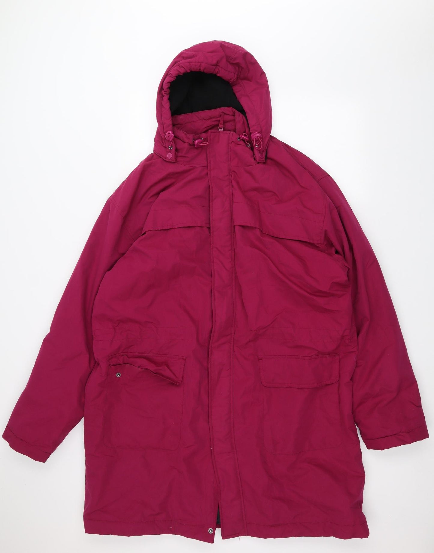 Cotton Traders Womens Pink   Rain Coat Coat Size XL