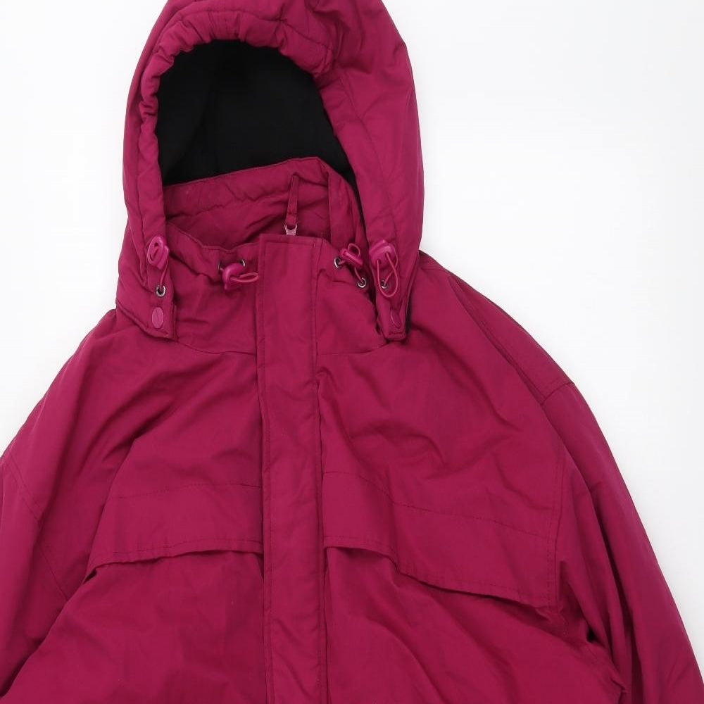 Cotton Traders Womens Pink   Rain Coat Coat Size XL