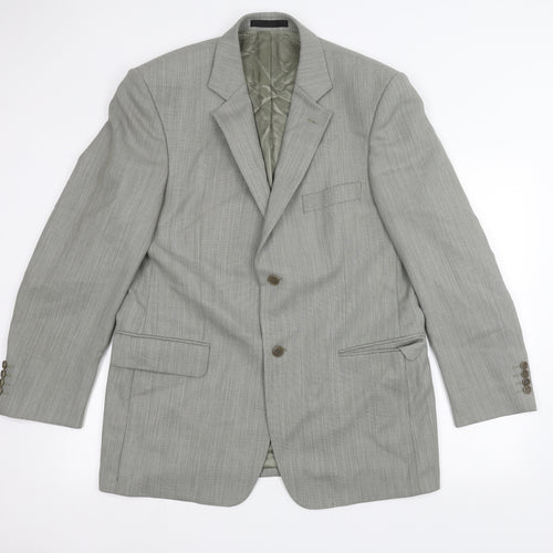 Marks and Spencer Mens Green   Jacket Suit Jacket Size 42