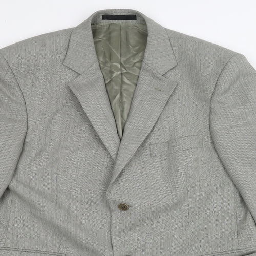 Marks and Spencer Mens Green   Jacket Suit Jacket Size 42