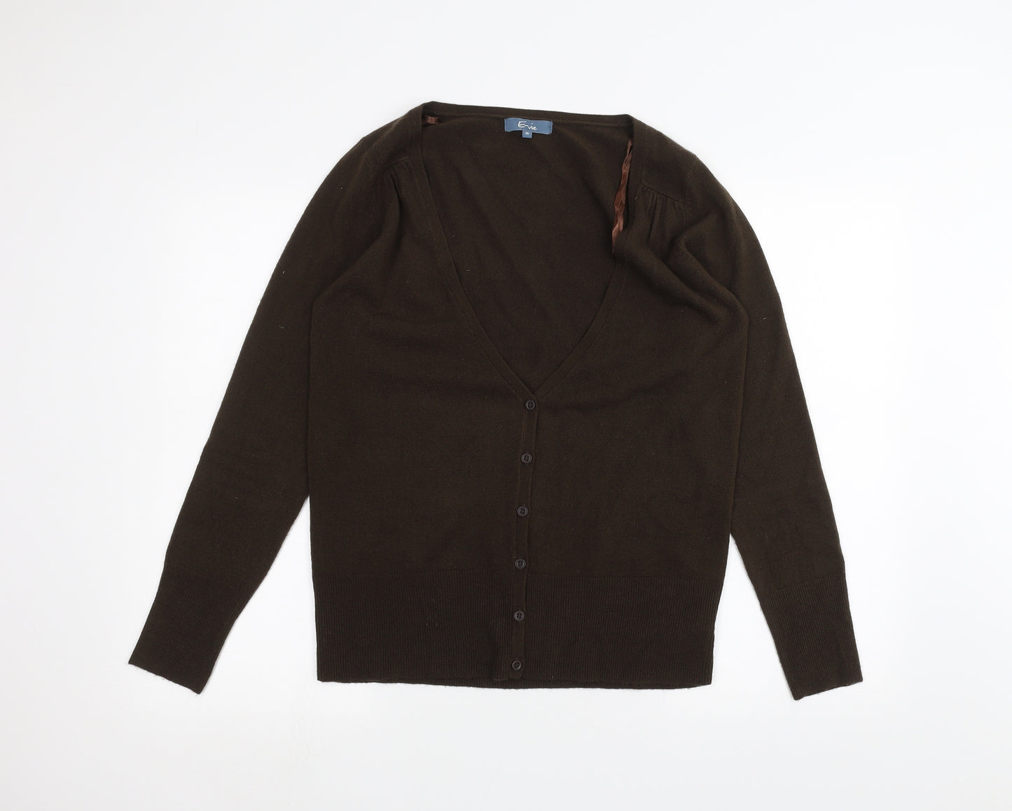 E-vie Womens Brown   Cardigan Jumper Size 16