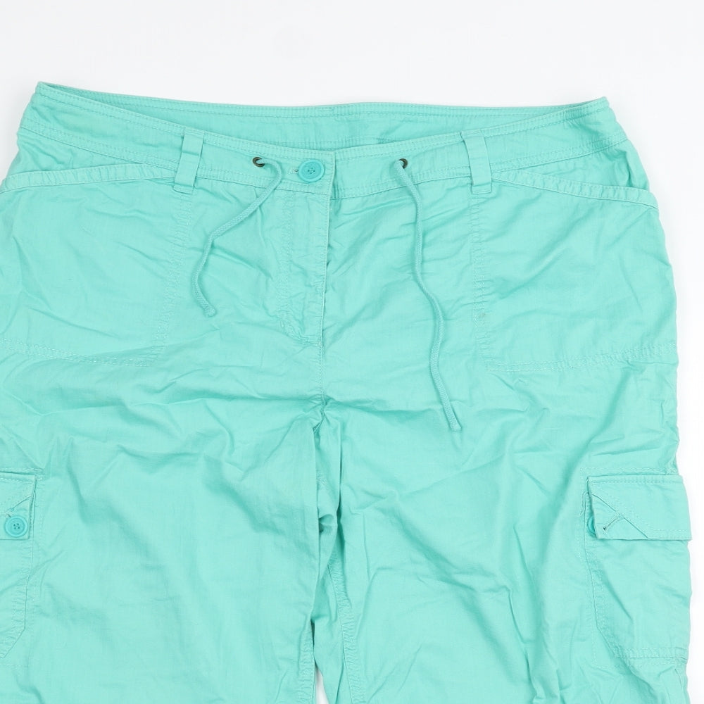Jones New York Womens Blue   Chino Shorts Size 16