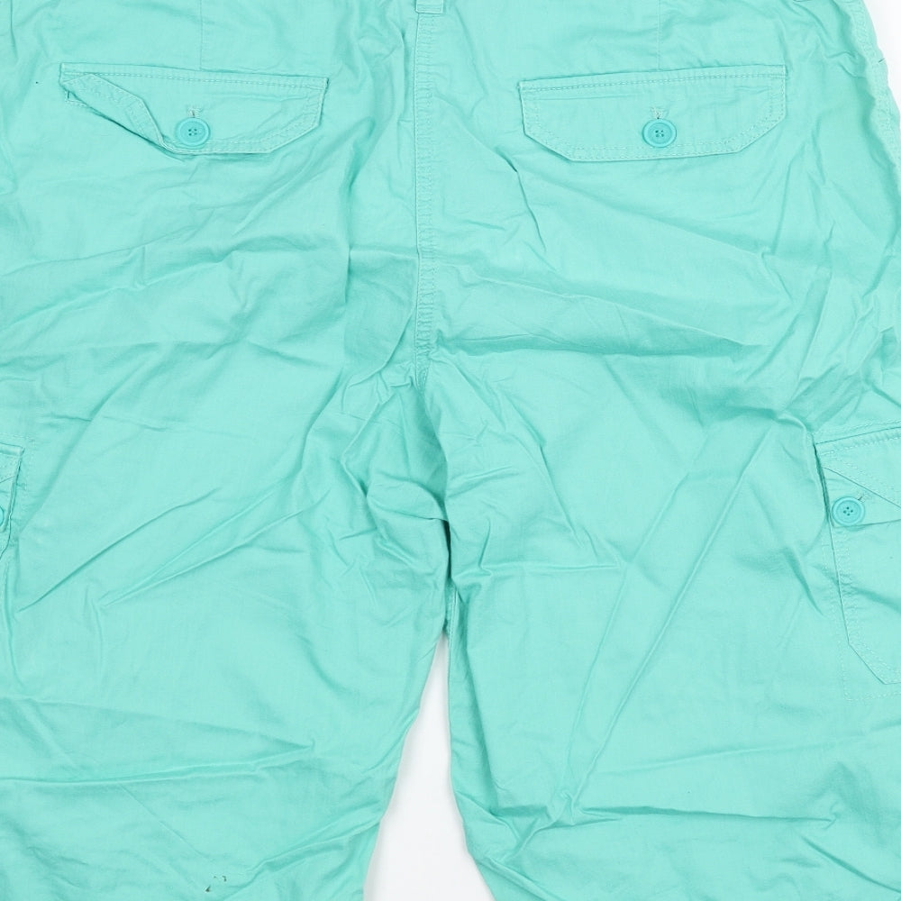 Jones New York Womens Blue   Chino Shorts Size 16