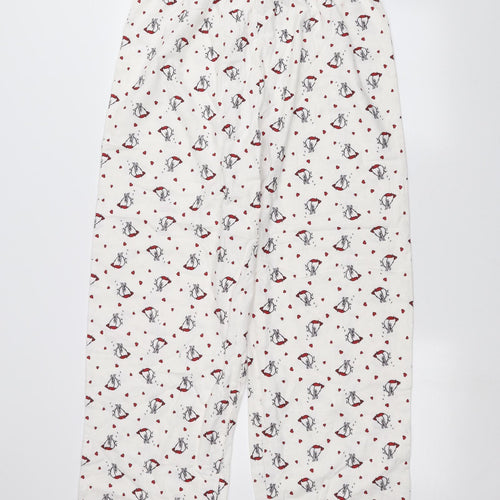 BM Womens White   Trousers  Size 16 L27 in