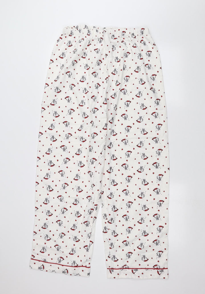 BM Womens White Trousers Size 16 L27 in
