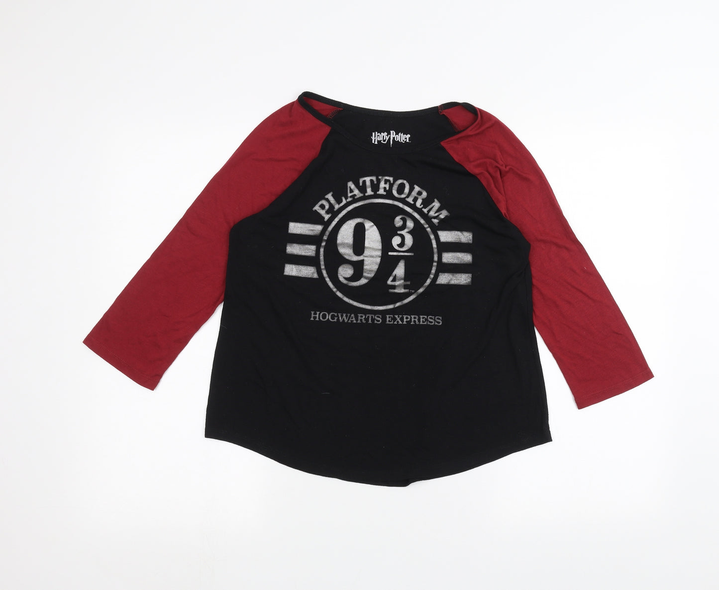 Harry Potter Boys Black   Basic T-Shirt Size 8 Years  - harry potter