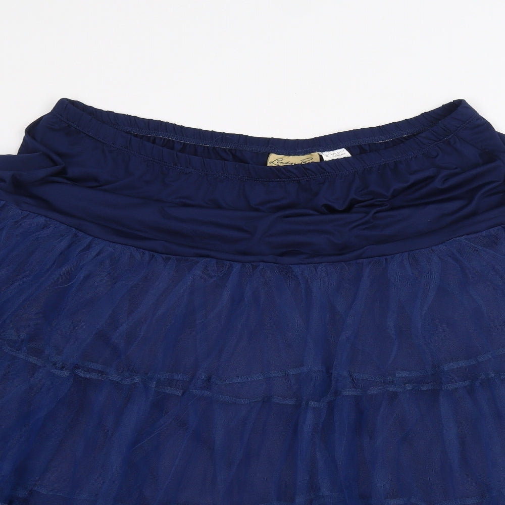 Lindy Bay Womens Blue   A-Line Skirt Size 16