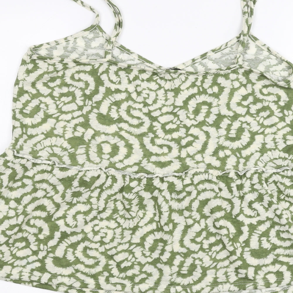 George Womens Green   Basic T-Shirt Size 16