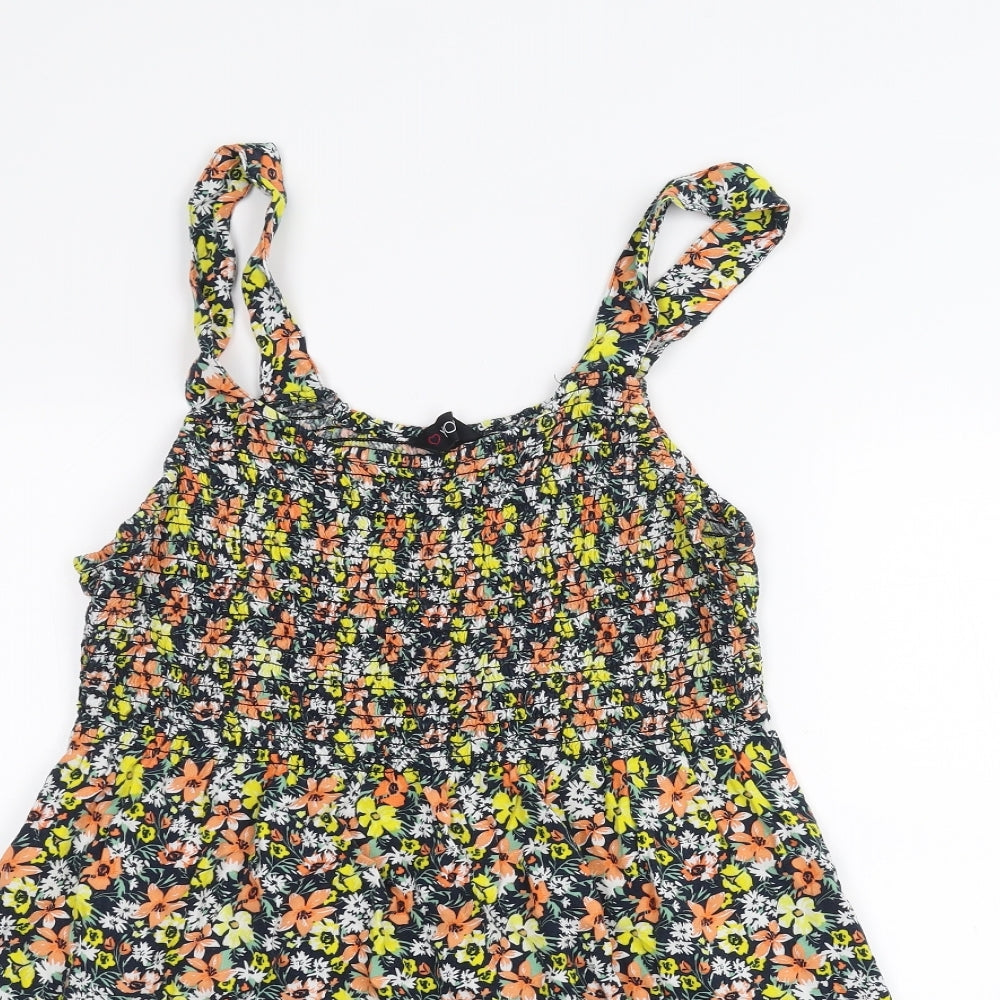 Yours Womens Blue Floral  A-Line  Size 16