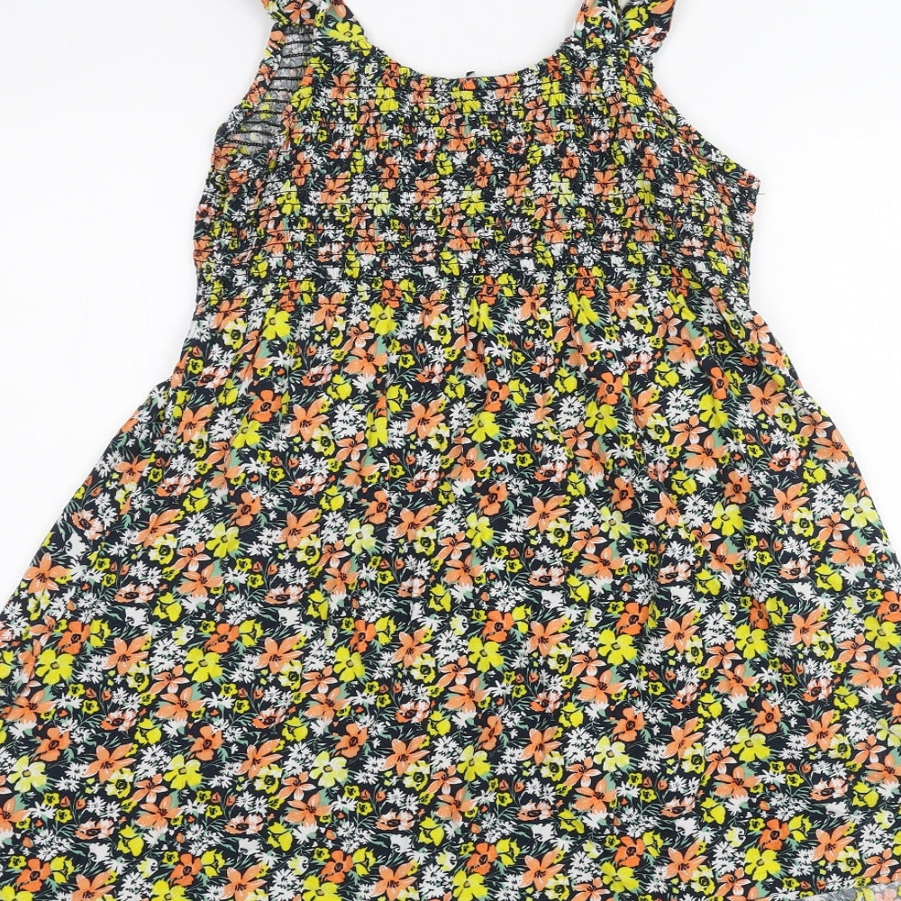 Yours Womens Blue Floral  A-Line  Size 16