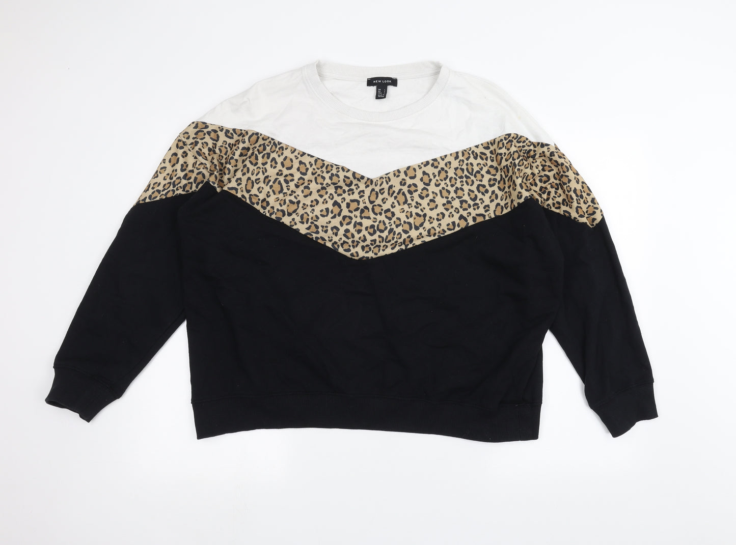 New Look Womens Black   Pullover Jumper Size L